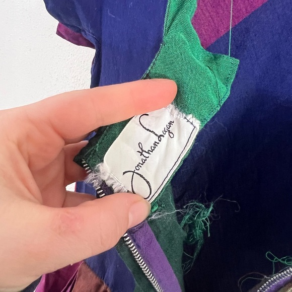 Vintage 1950s Jonathan Logan Plaid Dress, size XS - Picture 5 of 9